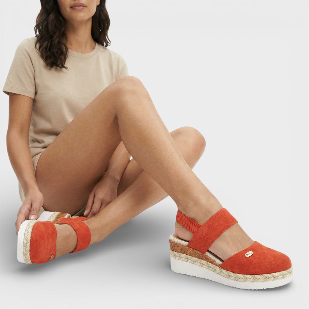 Sienna | Sandales Compensées Bout Fermé