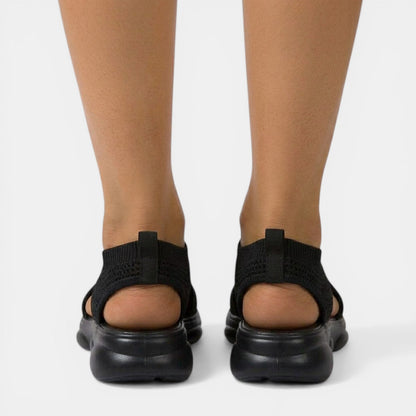 Louna | Sandales Plateforme Tricotées