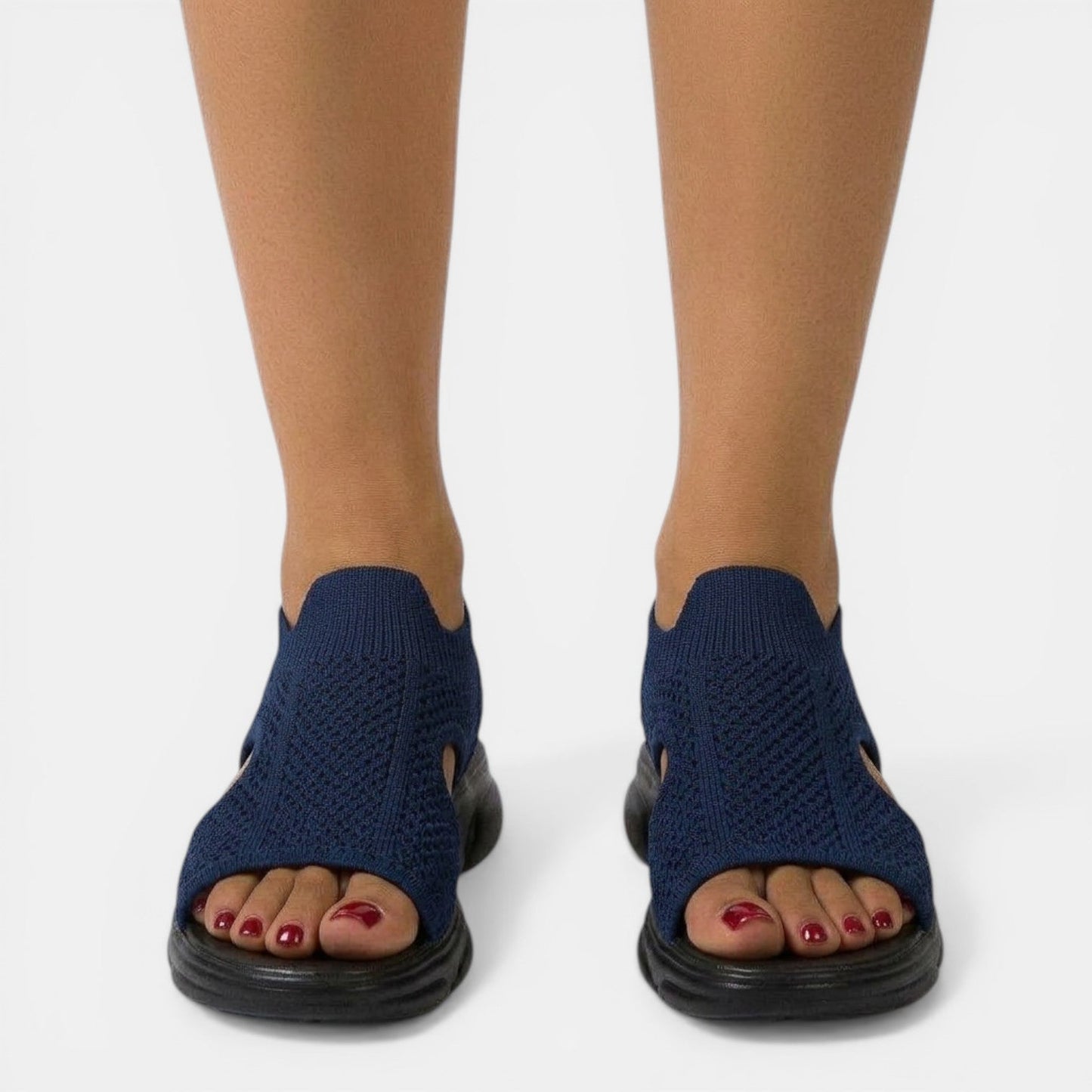 Louna | Sandales Plateforme Tricotées