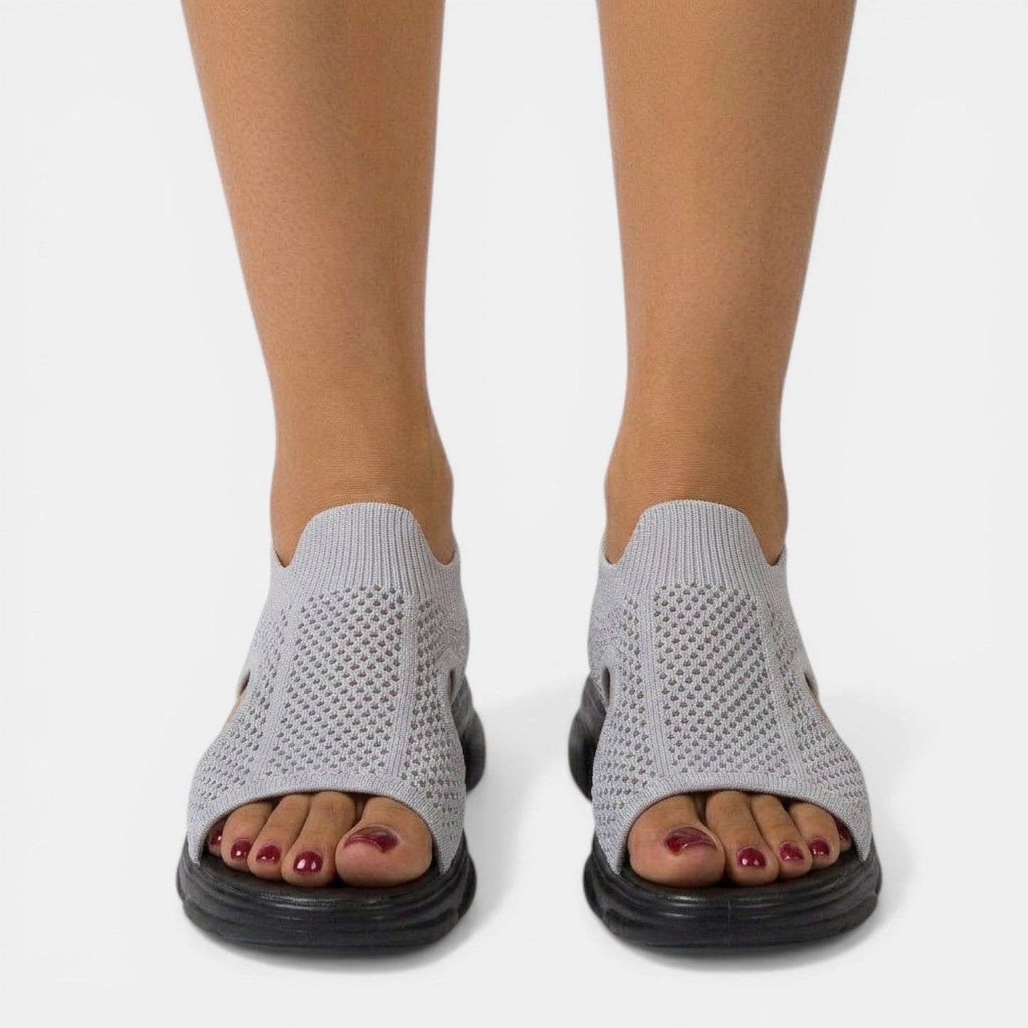 Louna | Sandales Plateforme Tricotées