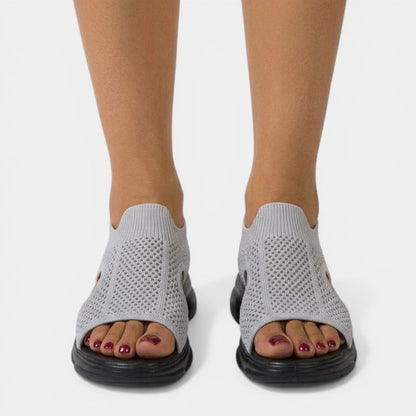 Louna | Sandales Plateforme Tricotées