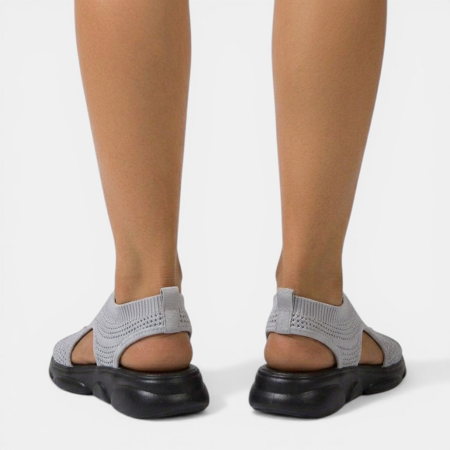 Louna | Sandales Plateforme Tricotées