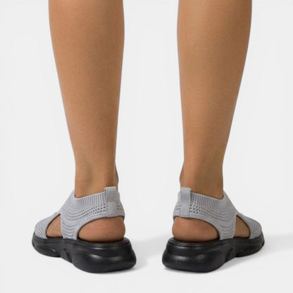 Louna | Sandales Plateforme Tricotées