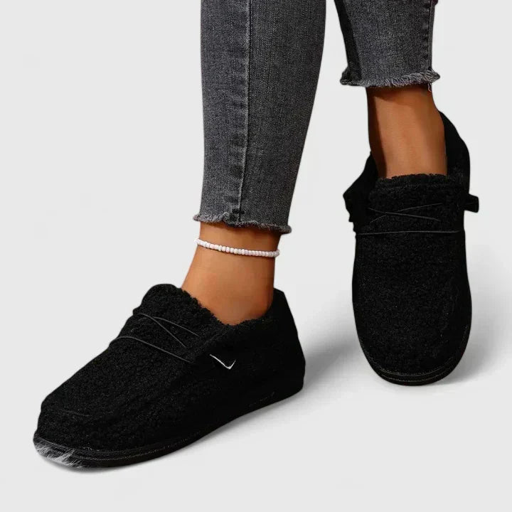 Mocassins à enfiler vus de dessus