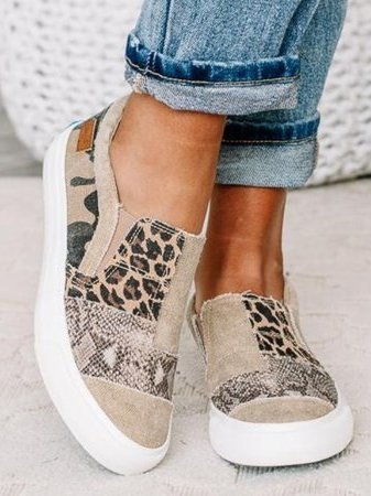 Ginevra | Chaussures Slip-On en Toile