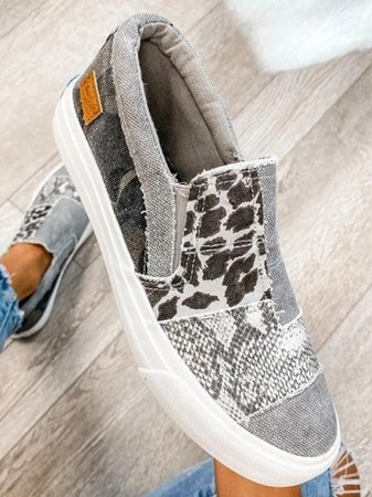 Ginevra | Chaussures Slip-On en Toile