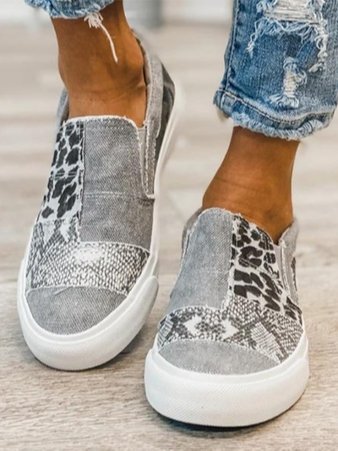 Ginevra | Chaussures Slip-On en Toile