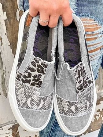 Ginevra | Chaussures Slip-On en Toile