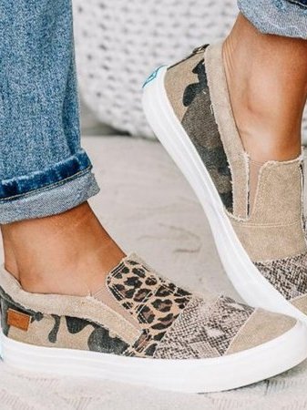 Ginevra | Chaussures Slip-On en Toile