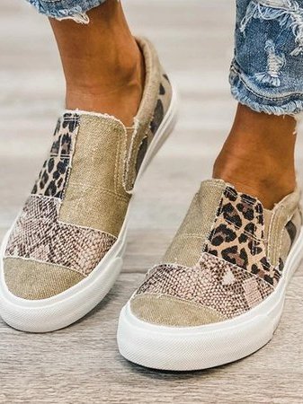 Ginevra | Chaussures Slip-On en Toile
