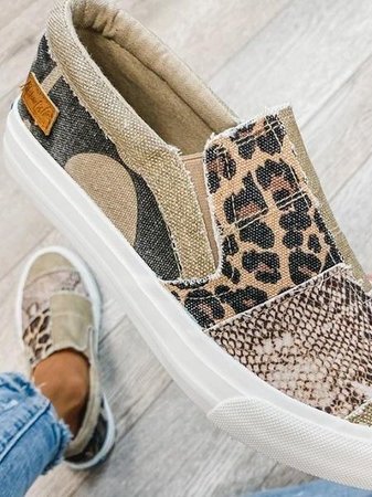 Ginevra | Chaussures Slip-On en Toile