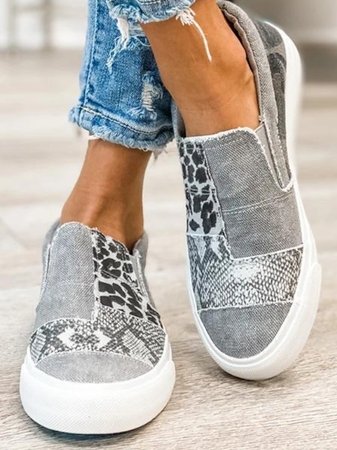 Ginevra | Chaussures Slip-On en Toile