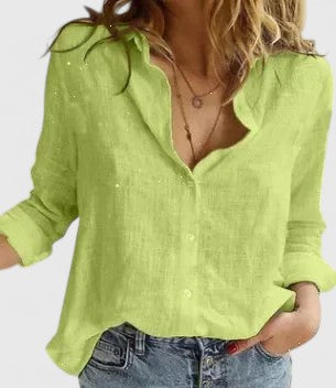 Harper | Chemise en Lin Col Revers