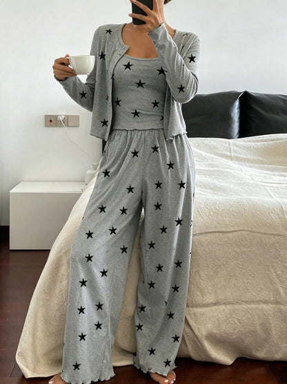 Pyjama trois pièces vue de dos