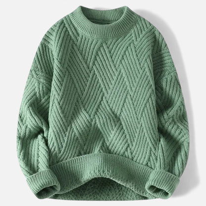 Lysandre | Pull Maille Torsadée Col Rond
