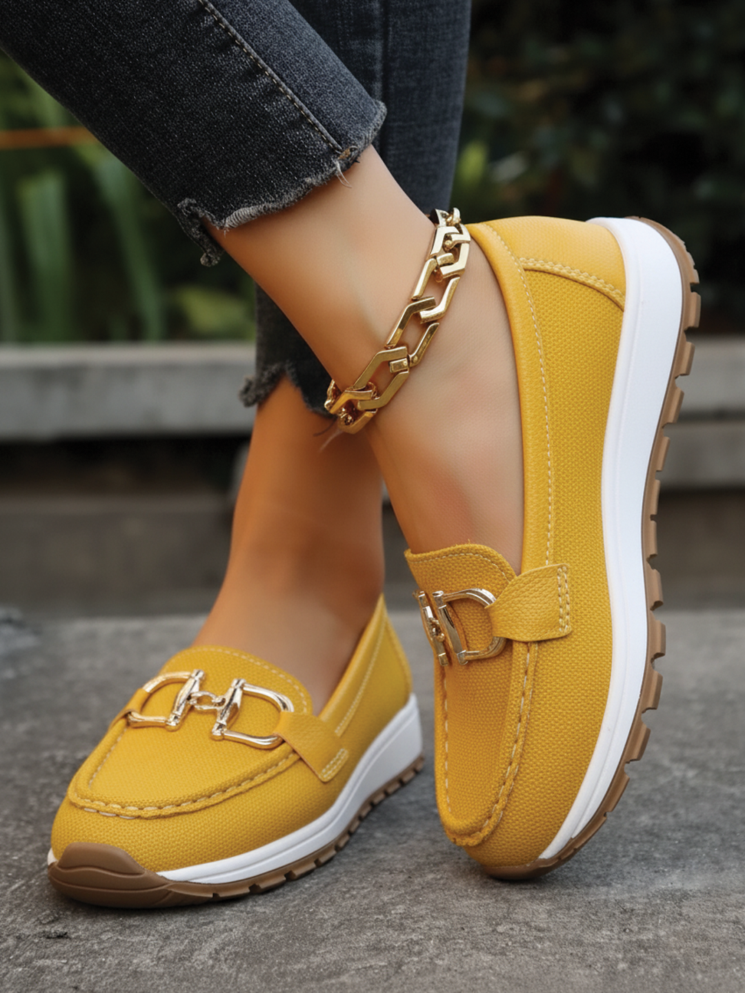 Ellie | Mocassins Chic à Boucle pour Femme