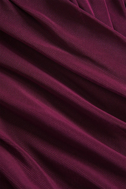 Violette | Top Court Froncé en Maille