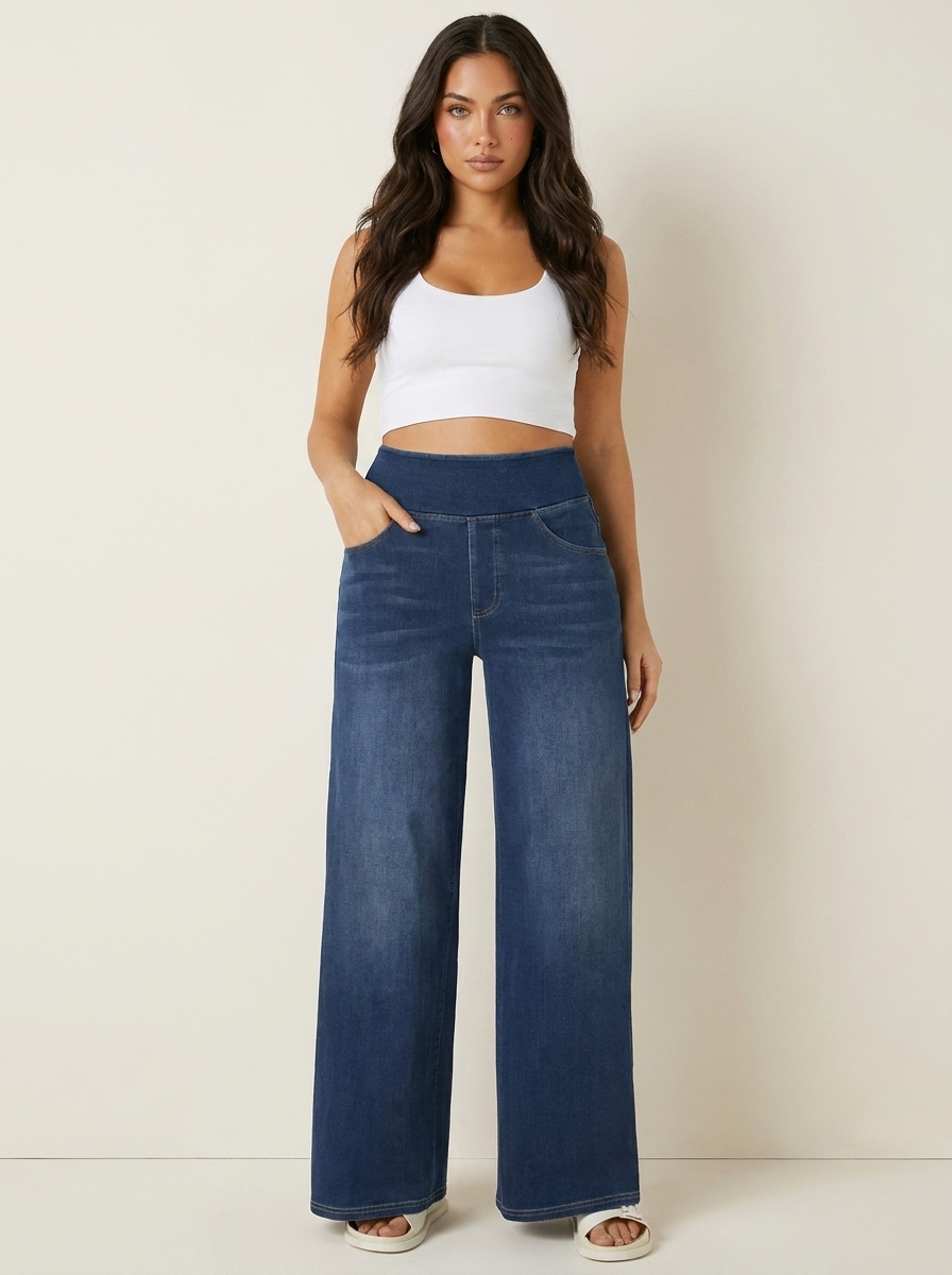 Maïssane | Jean Large Taille Haute Extensible