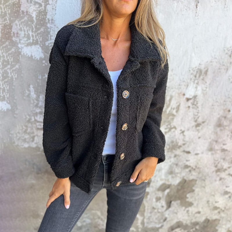 Nolwène | Manteau Mi-Saison Coupe Droite