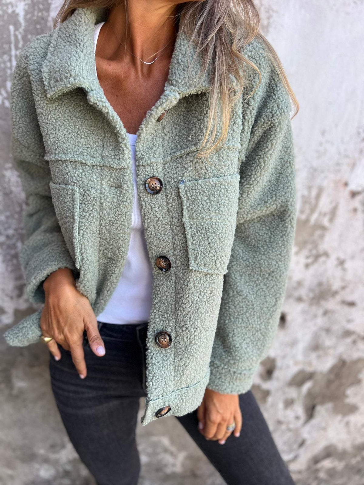 Nolwène | Manteau Mi-Saison Coupe Droite