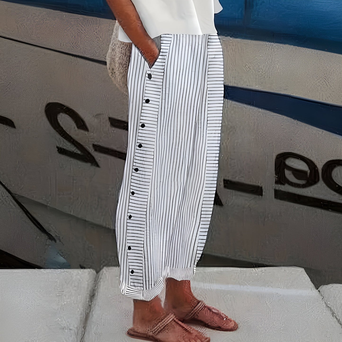 Barbara | Pantalon Confort Poches Latérales