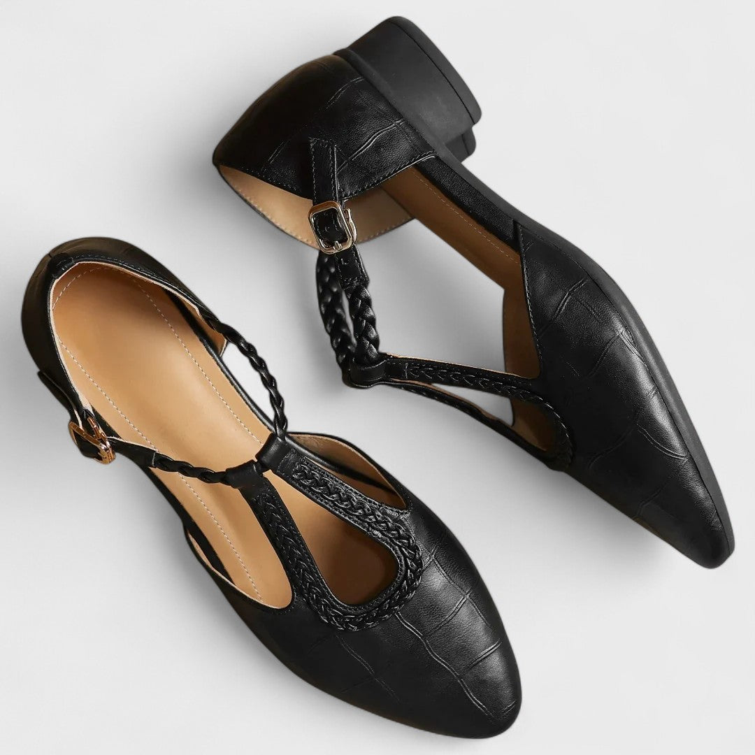 Lucette | Chaussures Mary Jane en Cuir