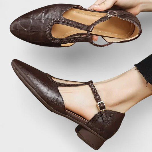 Lucette | Chaussures Mary Jane en Cuir