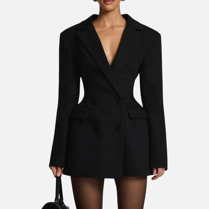 Clémence | Robe Courte Blazer Élégante