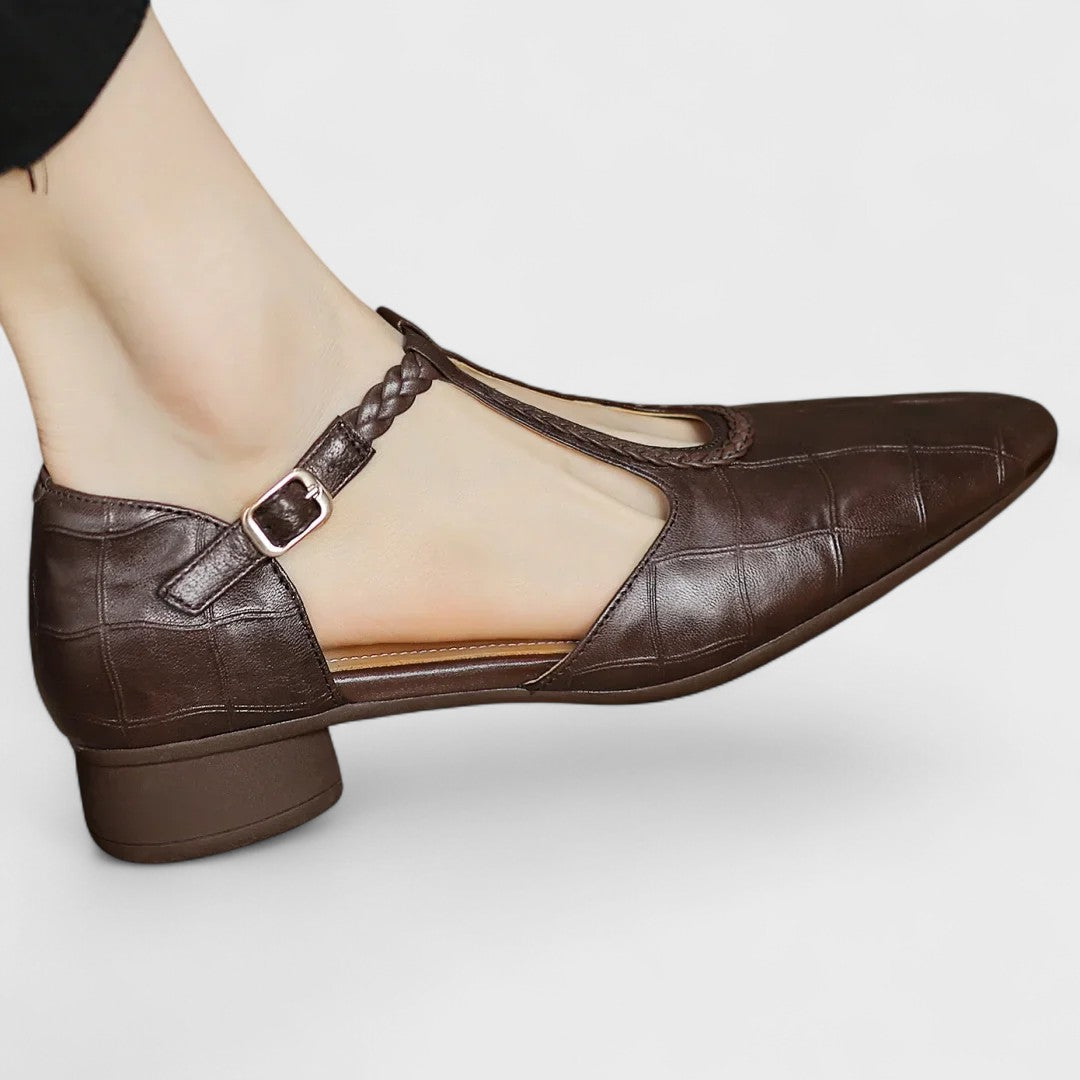 Lucette | Chaussures Mary Jane en Cuir