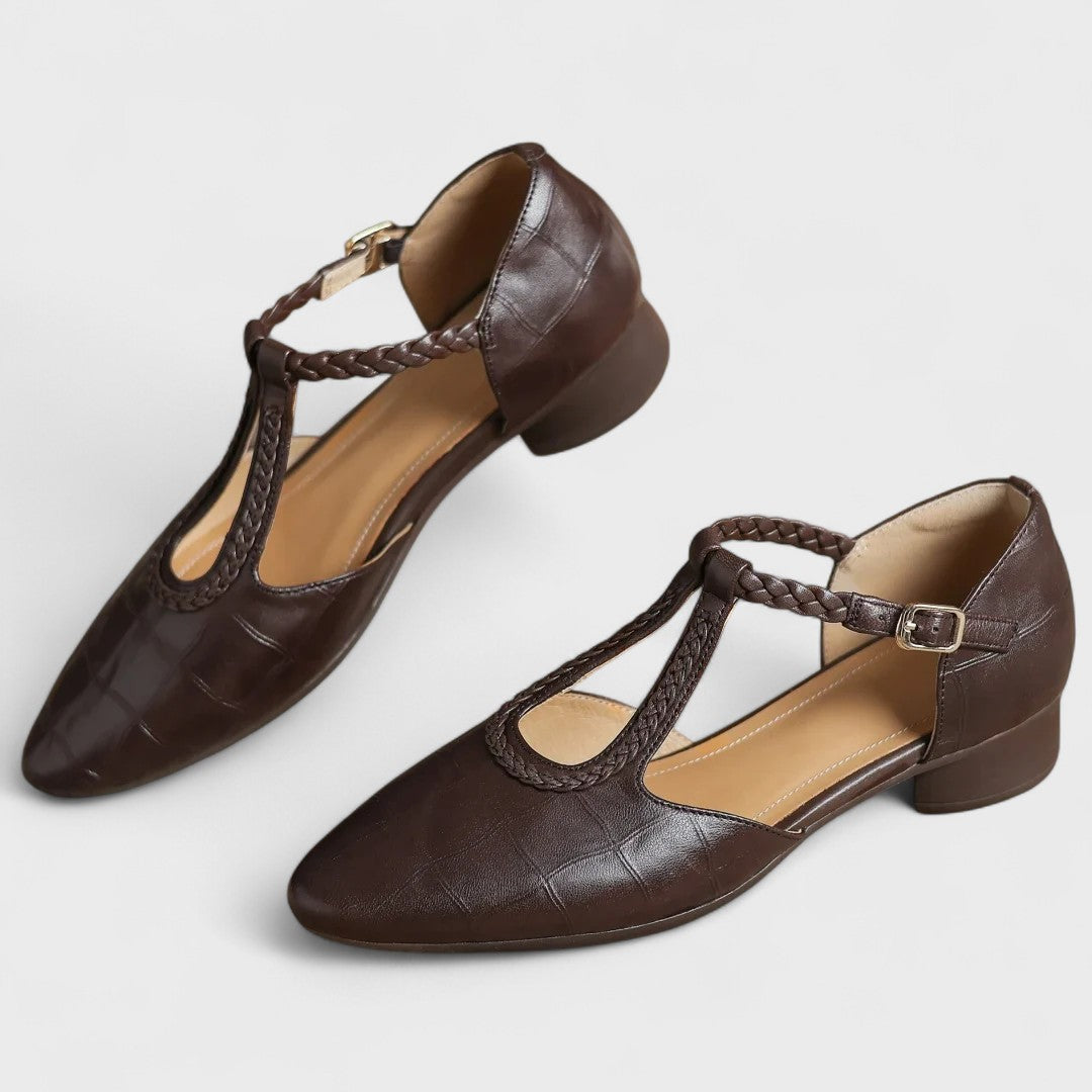Lucette | Chaussures Mary Jane en Cuir
