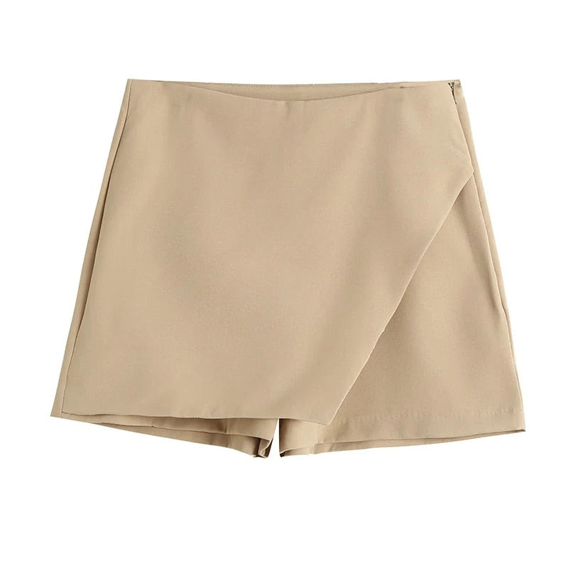 Émilia | Jupe-Short Portefeuille Asymétrique