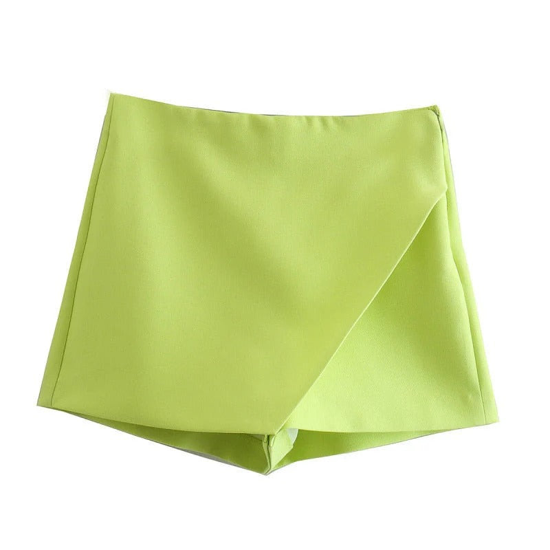 Émilia | Jupe-Short Portefeuille Asymétrique