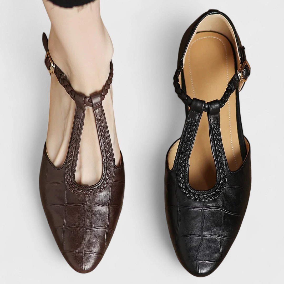 Lucette | Chaussures Mary Jane en Cuir