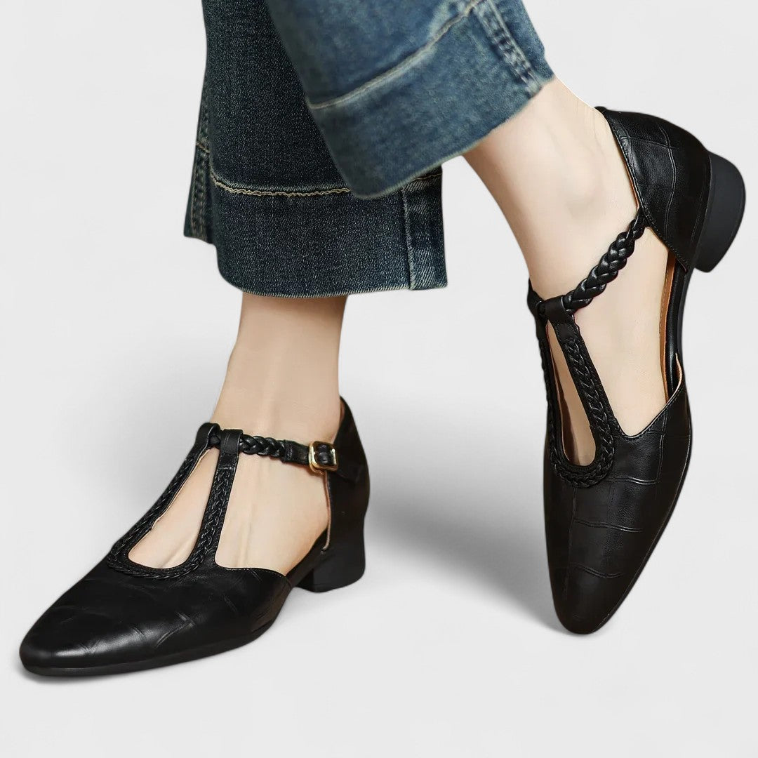 Lucette | Chaussures Mary Jane en Cuir
