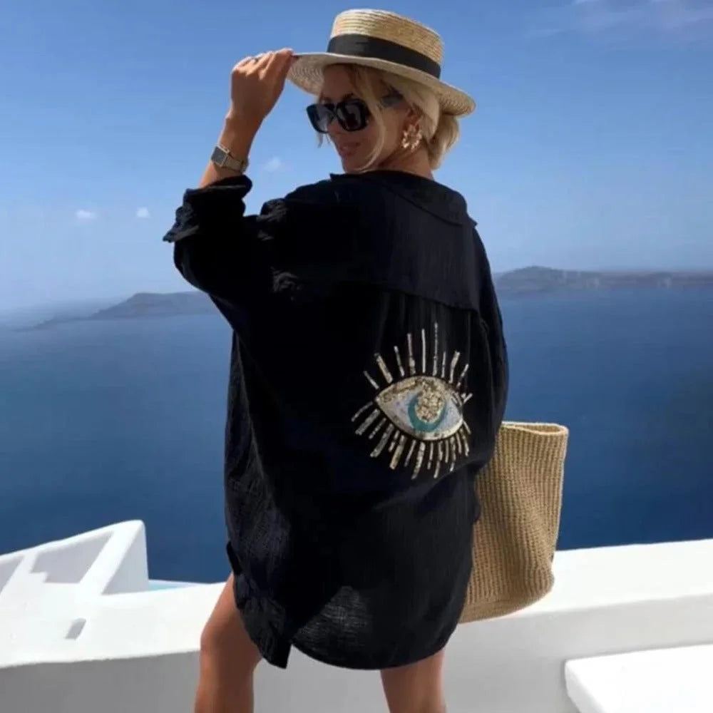 Isaure | Blouse Oversize Brodée
