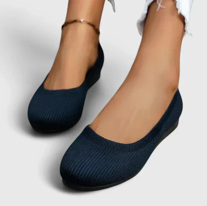 Yvonne | Ballerines Élastiquées Semelle Souple