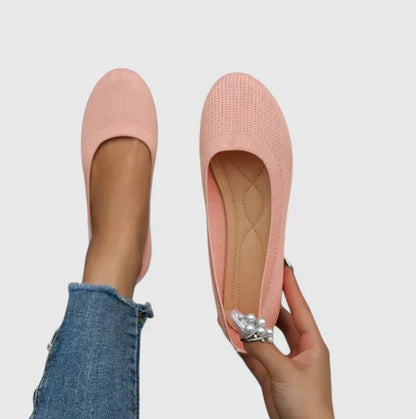 Yvonne | Ballerines Élastiquées Semelle Souple