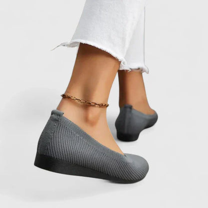 Yvonne | Ballerines Élastiquées Semelle Souple