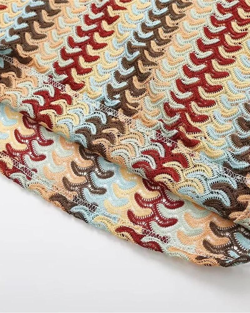 Cunégonde | Robe Tunique Crochet Bohème