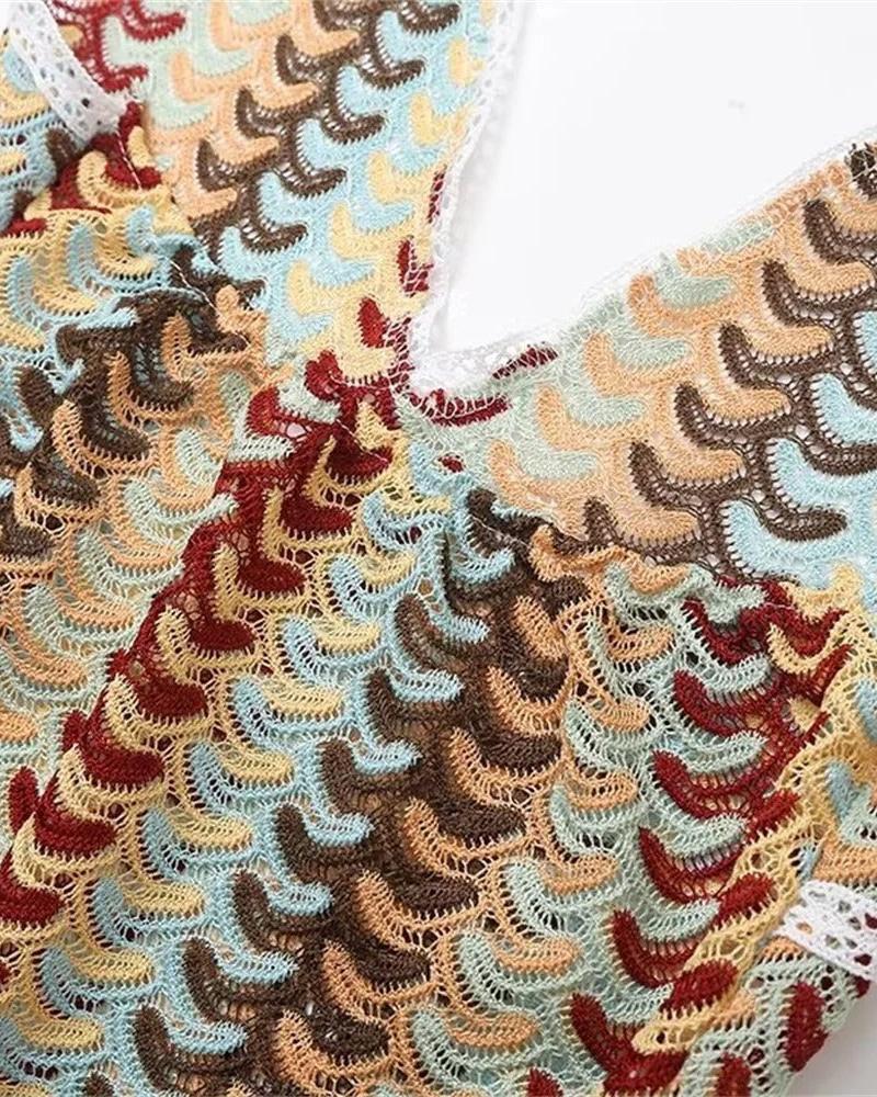 Cunégonde | Robe Tunique Crochet Bohème