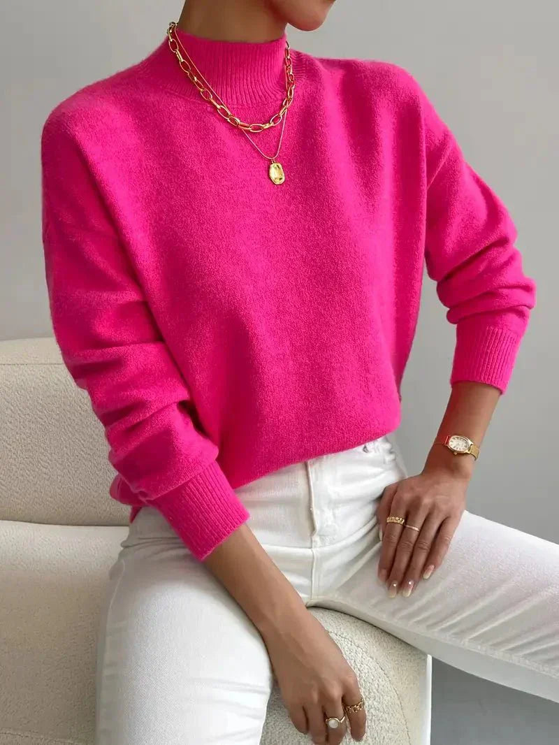 Marguerine | Pull Col Roulé Maille Douce