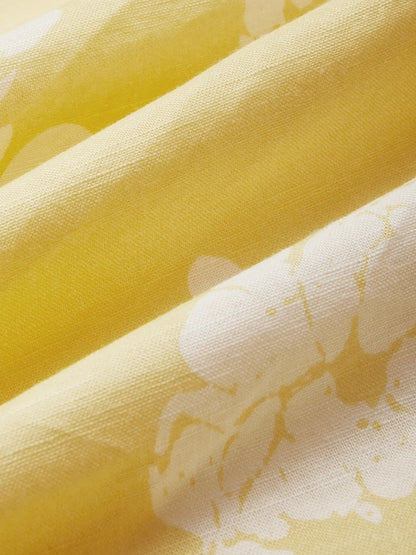 Clarine | Robe Midi Fleurie Épaules Dénudées