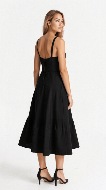 Célestine | Robe Longue Bustier Fendue pour Mariage Invitée