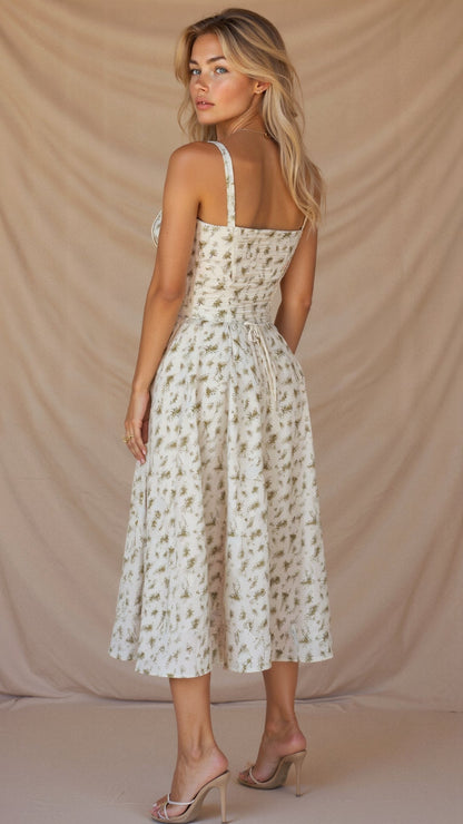 Célestine | Robe Longue Bustier Fendue pour Mariage Invitée