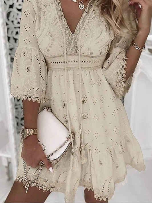 Rahel | Robe Courte Légère et Respirante
