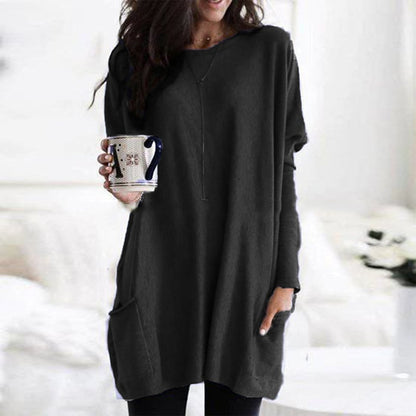 Brunelle | Robe Pull Col Rond Coupe Oversize