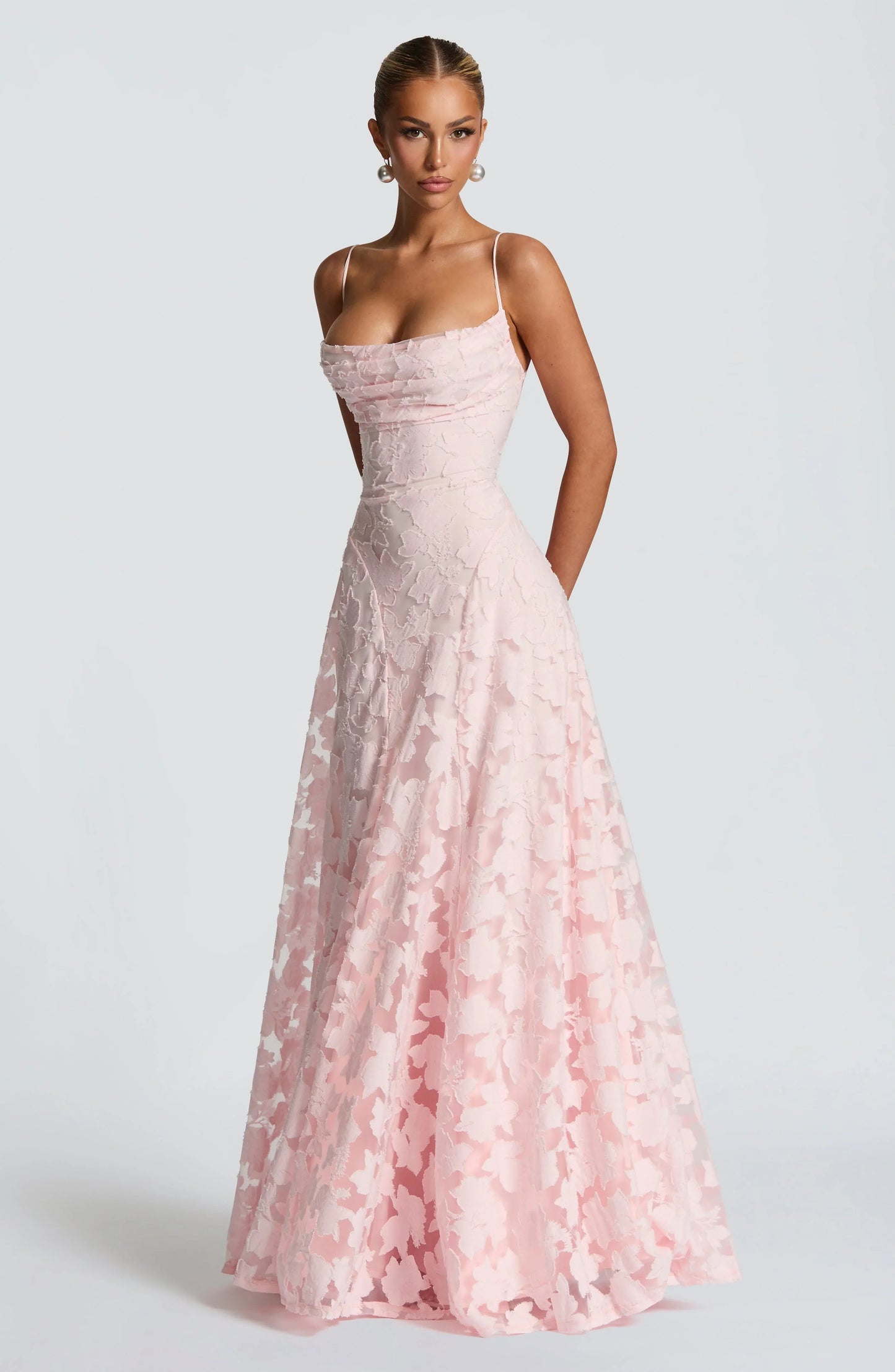 Maxine | Robe Longue Fleurie à Bretelles Fines