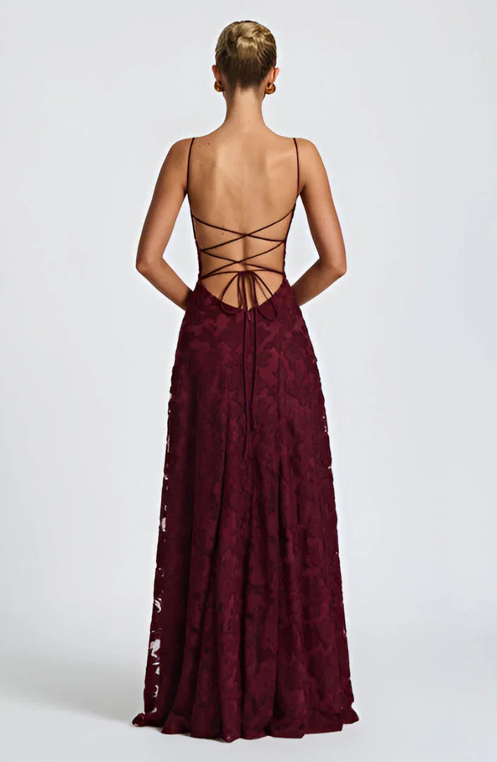 Maxine | Robe Longue Fleurie à Bretelles Fines