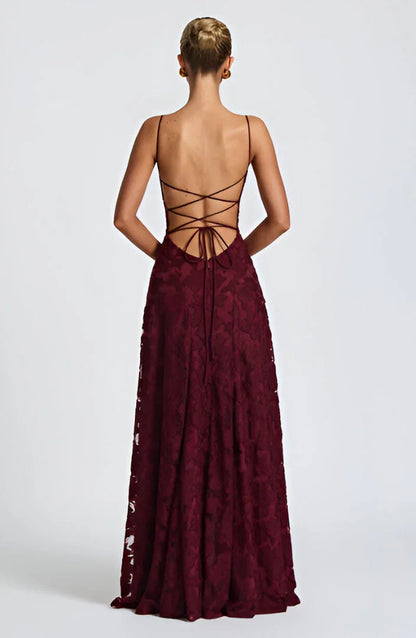 Maxine | Robe Longue Fleurie à Bretelles Fines