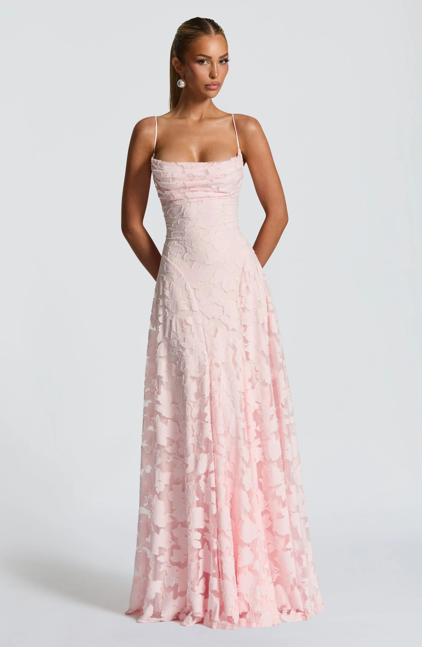 Maxine | Robe Longue Fleurie à Bretelles Fines